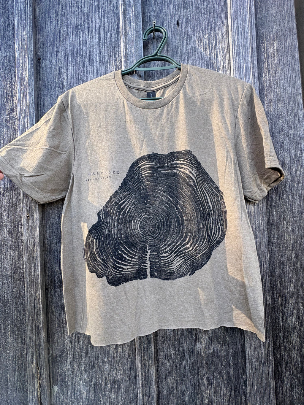 Cedar Boxed Cut Tee in Clay