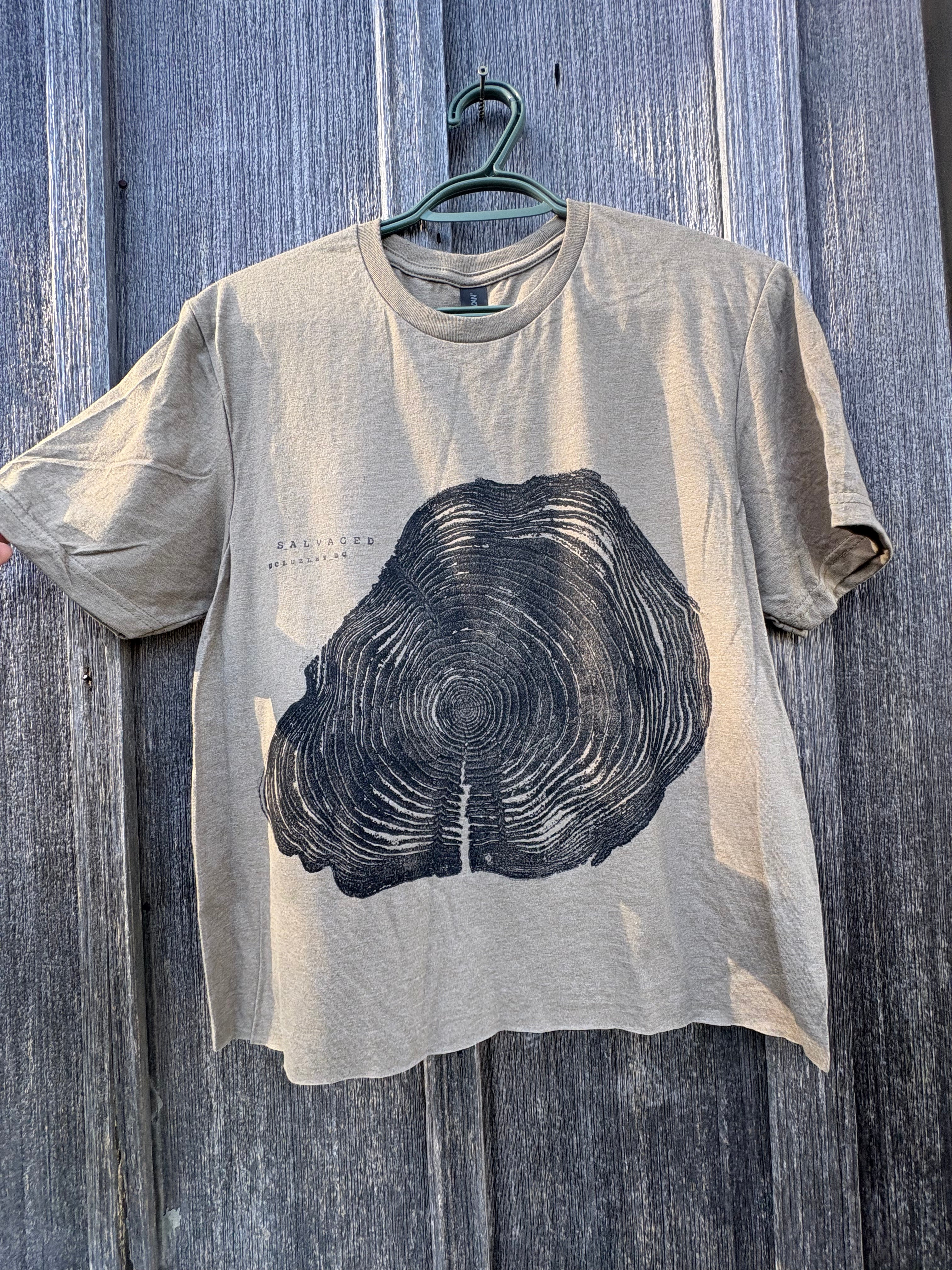 Cedar Boxed Cut Tee in Clay