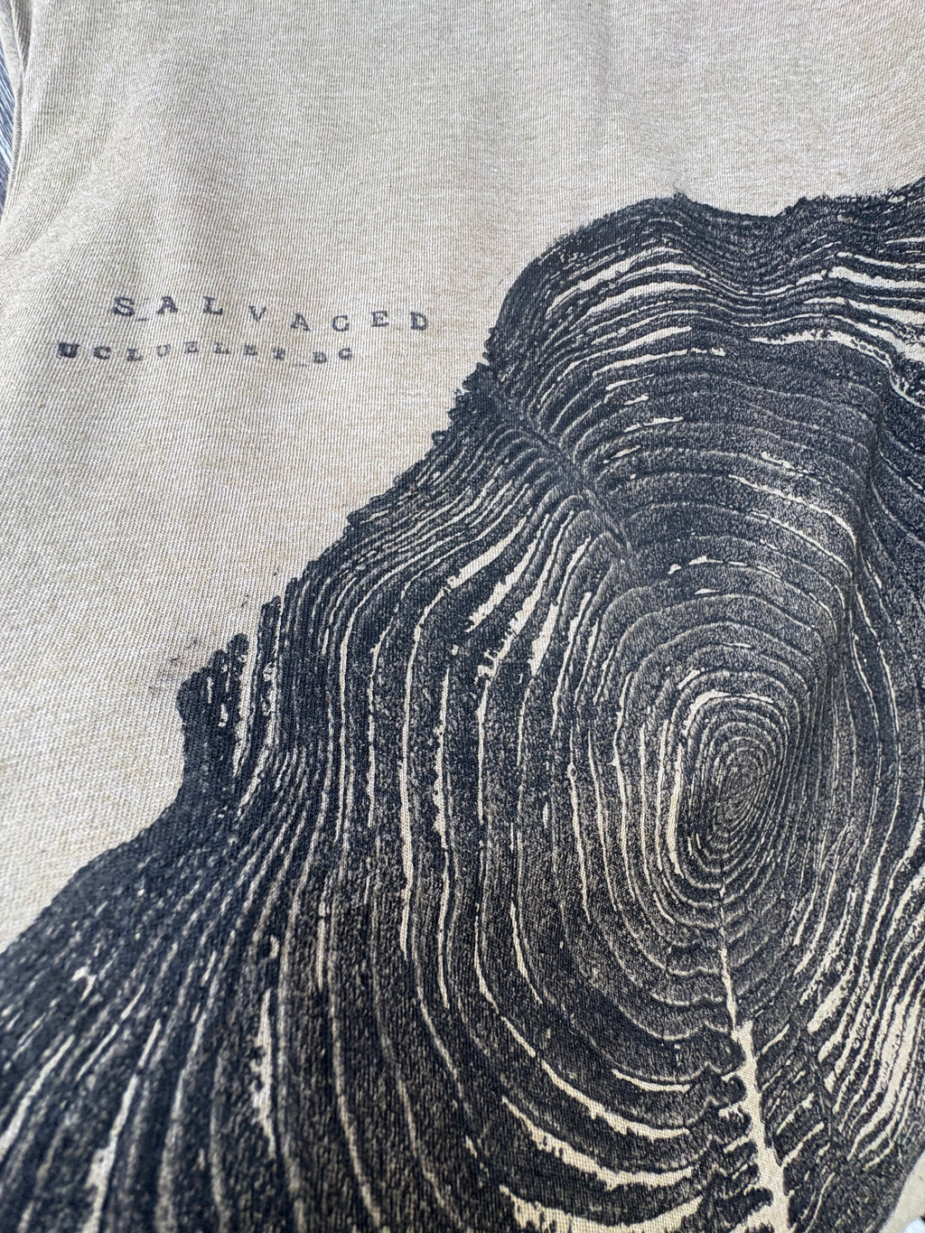 Cedar Boxed Cut Tee in Clay