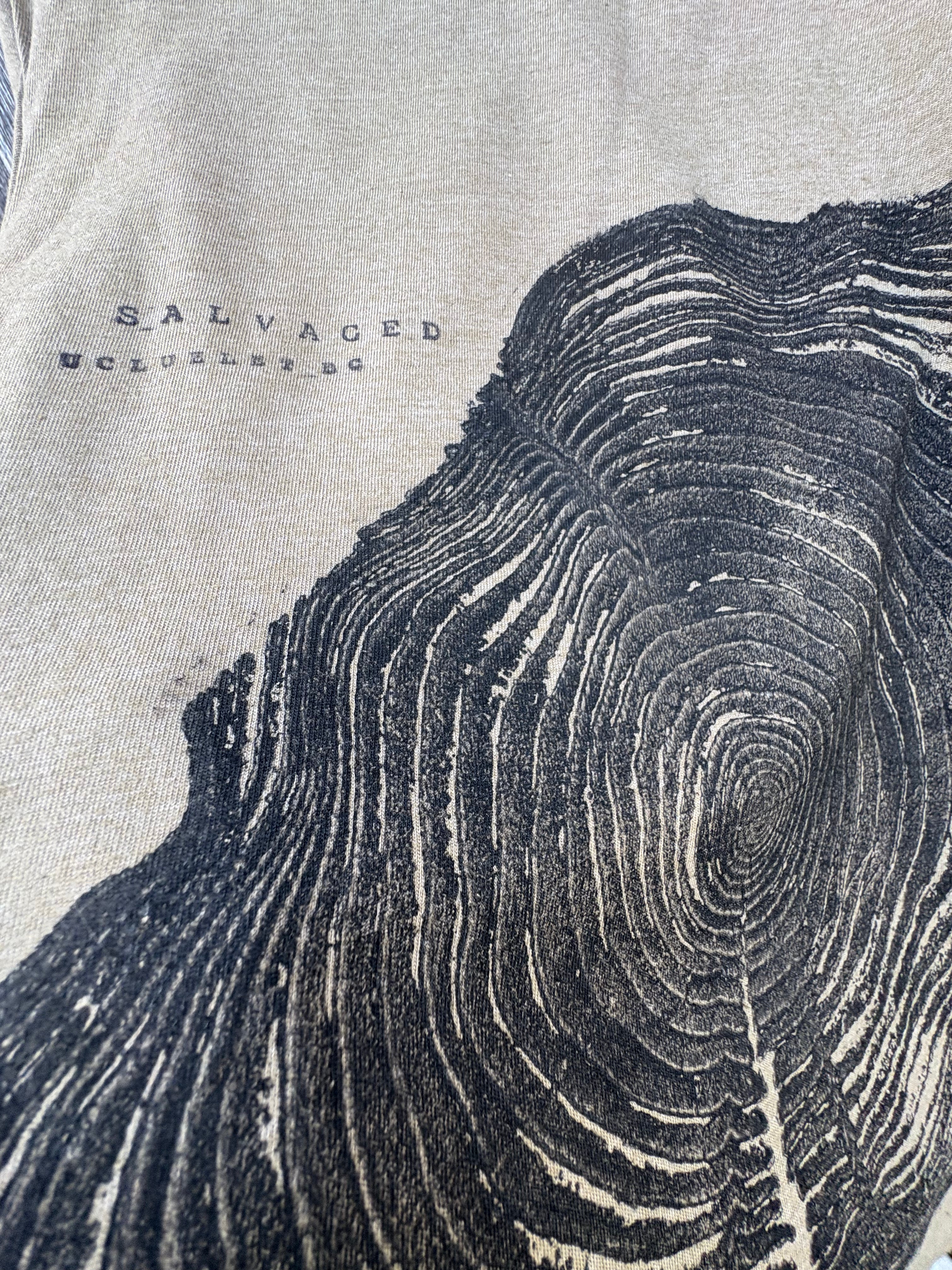 Cedar Boxed Cut Tee in Clay